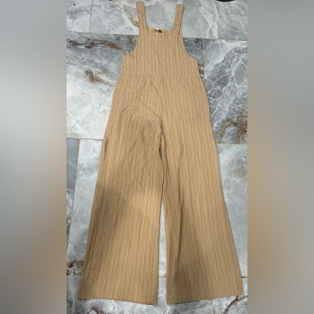 Nordstrom Camel Wide Leg Jumpsuit - Picture 8 of 12
